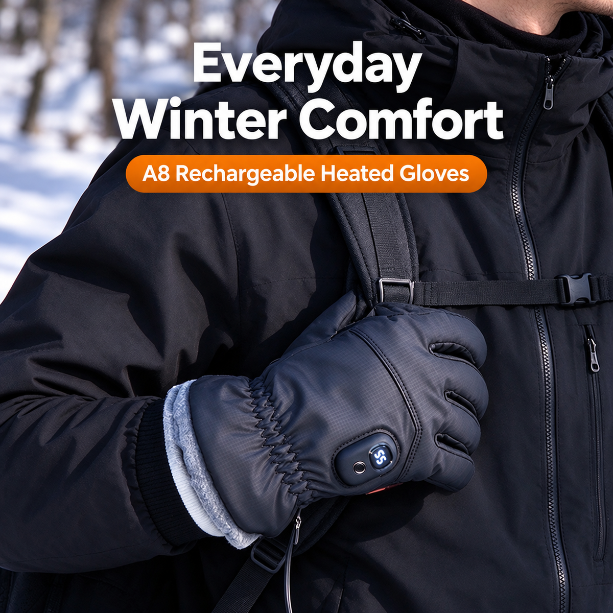 RideWarm Flip-Open Heated Gloves
